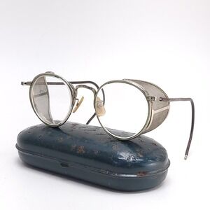 Bausch and Lomb Safety Goggles Glasses 1940s FRAMES ONLY Vintage Eyewear